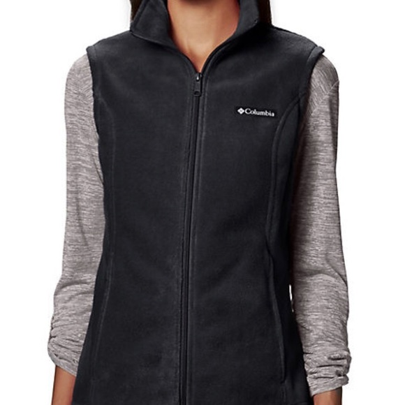 columbia fuzzy vest